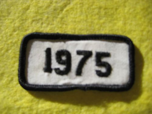Vintage 1975  ford chevrolet plymouth dodge mopar pontiac buick  patch 3&#034;x1 1/2&#034;