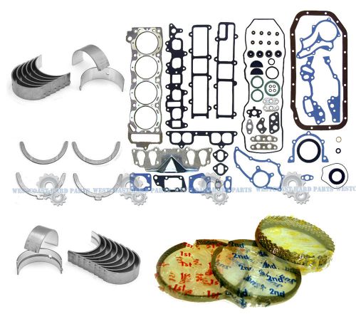 85-95 toyota pickup 2.4l 22re 22rec sohc 8v engine full set *re-ring kit*