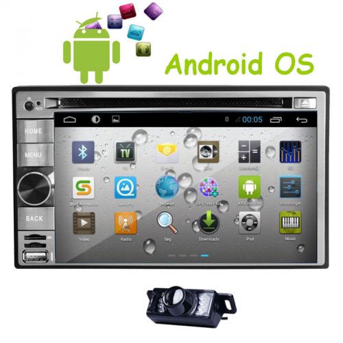 Android 4.4 double 2 din car stereo gps dvd player 6.2'' bluetooth radio 3g wifi