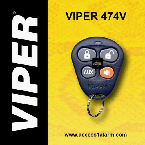Viper 4-button remote fob ezsdei474v rpn 474v ((new!!))