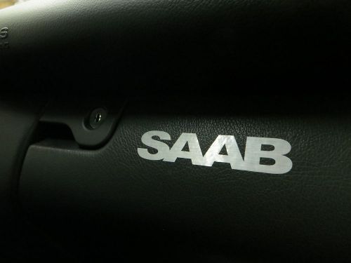 2pcs dashboard badge decal sticker *saab*