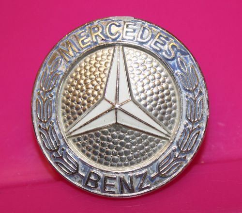42mm mercedes benz star hood grille emblem badge 123/126 chassis 1977-1991 # 126