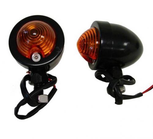 Motorcycle bullet turn signal light for harley chopper bobber cafe racer new