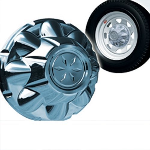 Dicor tac655-cc chrome 6 lug 5-1/2" abs versa-lok hub cover