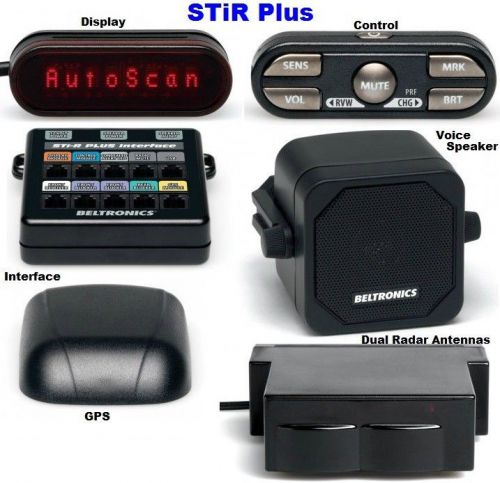 Beltronics stir sti-r plus  radar detector stir new uses optional shifter pack
