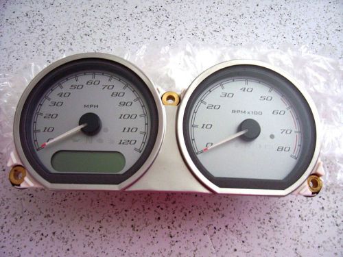 Harley-davidson used 2015 &amp; up ,touring instr cluster silver mph   pn#70900124a