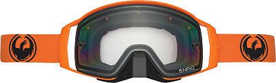 Dragon nfx2 solid frameless snow goggles orange/injected clear lens
