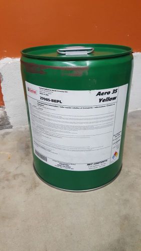 Castrol aircraft lube.20 units. aero 35 27085-bepl .5 gallon each. oil.