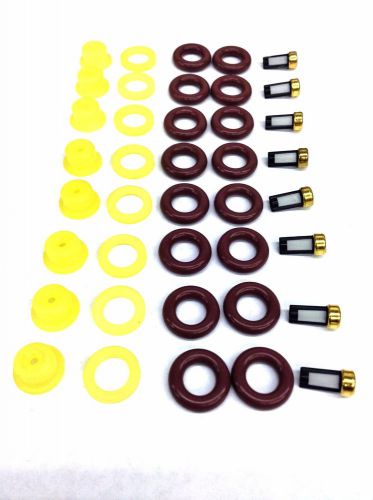 Fuel injector repair kit o-rings, caps, spacer filters 87-88 cadillac allante v8