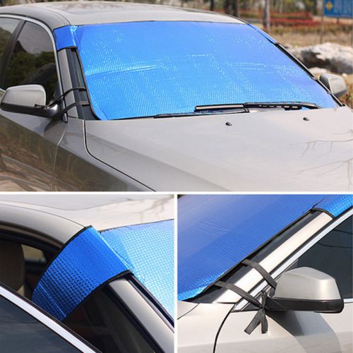 Folding jumbo front car auto windows sun shade visor #a windshield block cover
