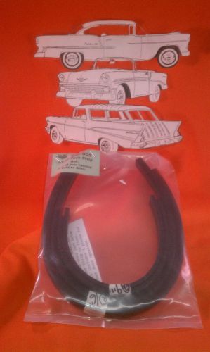1955 1956 1957 chevy door belt opening down tac strip kit belair sedan wagon