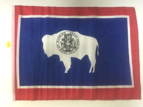 52 wyoming utv side x side  atv  safety flag 12"x18" usa fits 1/4, 5/16 pole