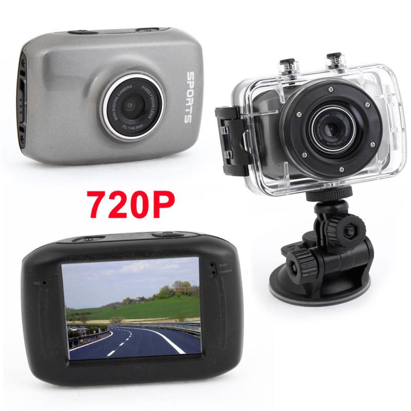 2.0" hd touch screen mini digital dv camcorder gray 720p for car sports