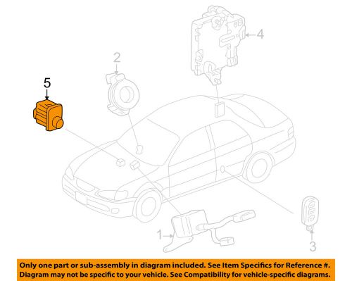 Lexus toyota oem 98-01 es300 alarm system-controller 8974833020