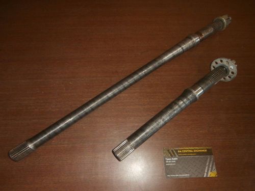 90 91 kawasaki bayou 220 klf220a genuine rear driveshaft axle drive shaft set oe