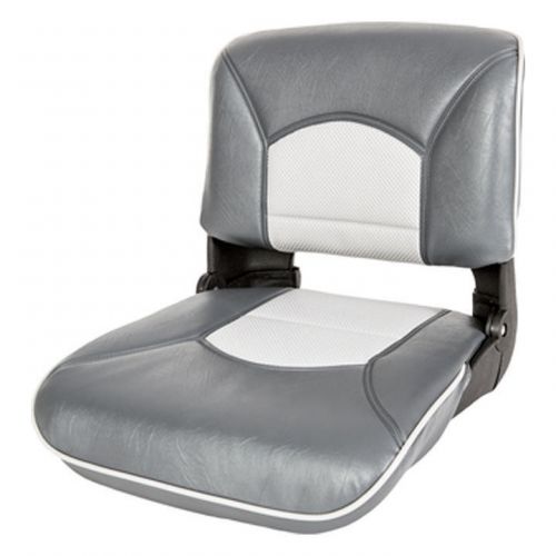 Tempress 45625 profile guide series boat seat charcoal/gray marine with cushion