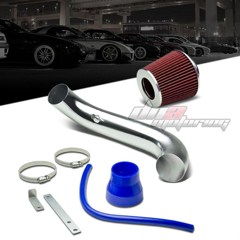 95-99 dodge neon 2.0 sohc short ram racing air intake+red tapered filter kit