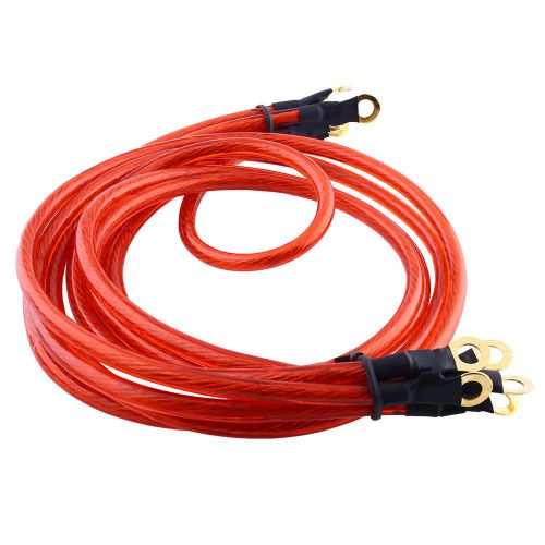 5 point refit car automobile earth grounding ground wire performance cable red