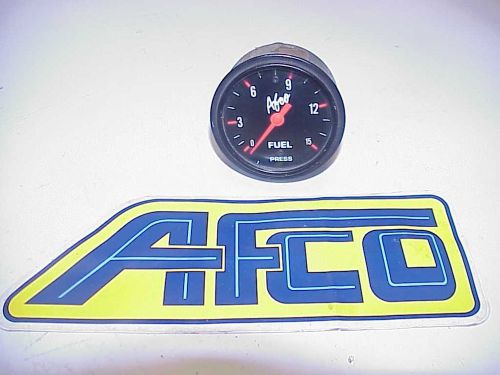 Afco 2-5/8&#034; mechanical fuel pressure gauge j4 imca ump wissota nhra ratrod