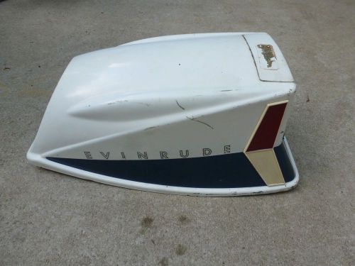 Vintage evinrude fisherman outboard engine motor cover 60's