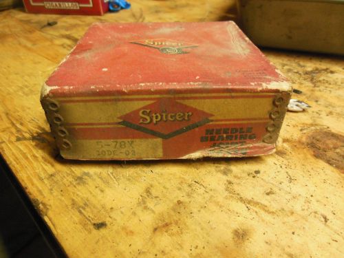 Vintage nos spicer universal joint  cross kit 5-78x antique box