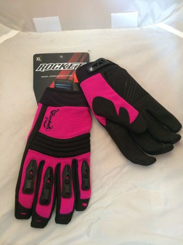 Joe rocket womens velocity mesh pink motorcycle gloves medium