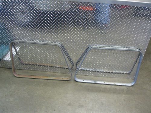 56 willys station wagon truck interior door window glass trim garnish lh &amp; rh