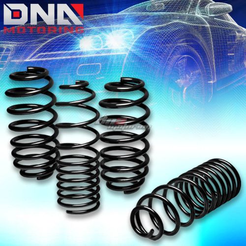 06-12 vw golf rabbit black 1.25" drop suspension lowering springs/spring 255/245