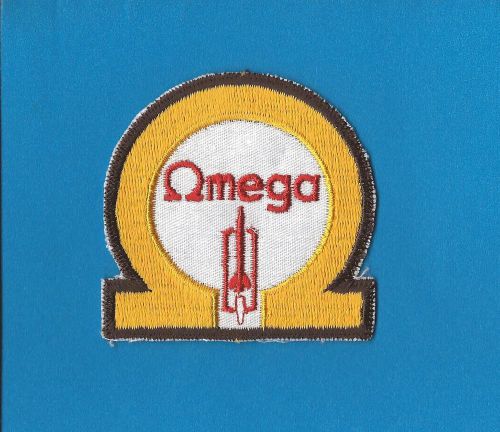 Rare 1970&#039;s pontiac oldsmobile omega iron on car club jacket hat patch crest