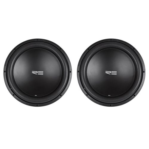 (2) re audio sxx15d4 v2 sxxv2 15" 2400w rms dual 4-ohm car sub subwoofers