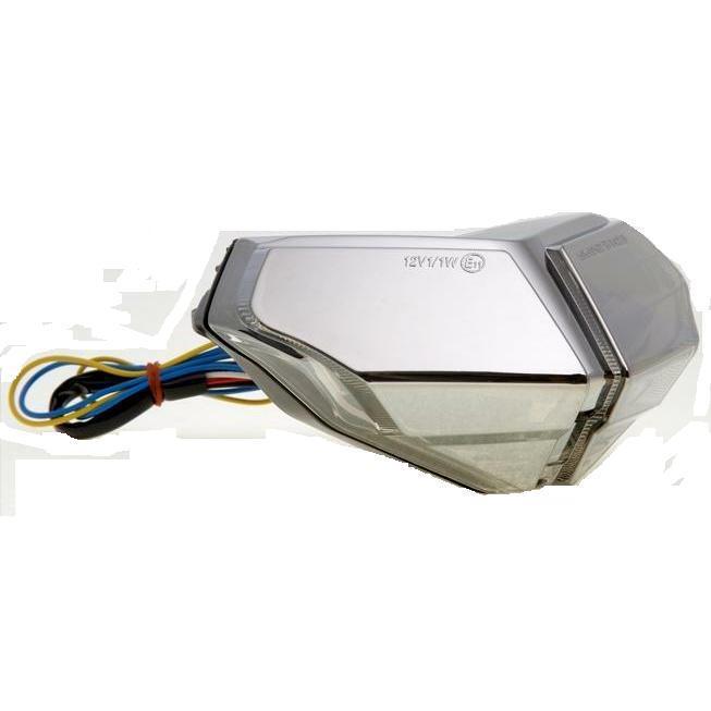 Chrome ducati 848/1098/1198 integrated led blinker taillight