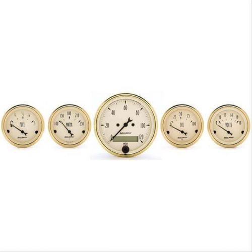 Autometer golden oldies series analog gauge kits 1502