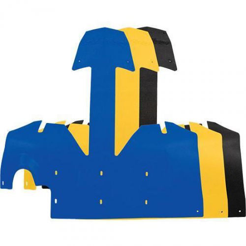 Ski-doo new oem extreme skid plate white bulkhead/chassis protector rev-xp