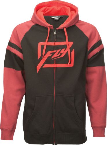 Fly racing adult threshold hoodie burgundy hoody s-2xl