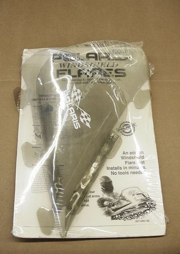 Polaris windshield flares gauntlets extensions 1988 - 1998 indy snowmobile smoke