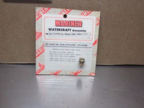 Mariner hi-flo mikini carburetor valve .099&#034; flows like a 2.9 oem valve