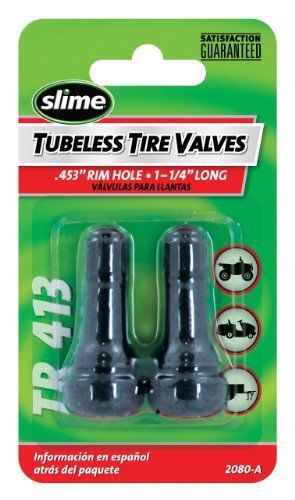 Slime 2080-a rubber tire valve stems 1 1/4&#034; tr 413