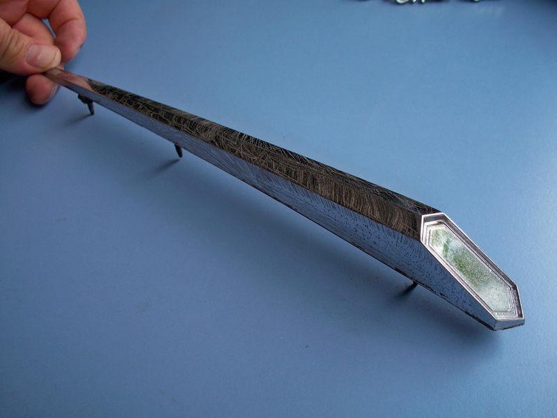 1972 72 monte carlo gm chrome hood spear used oem off of 72 monte