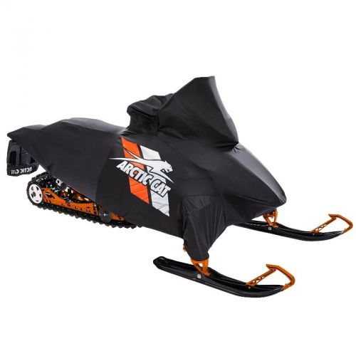 Arctic cat premium cover black &amp; orange 2012-2017 zr f xf 128 129 137 - 6639-023