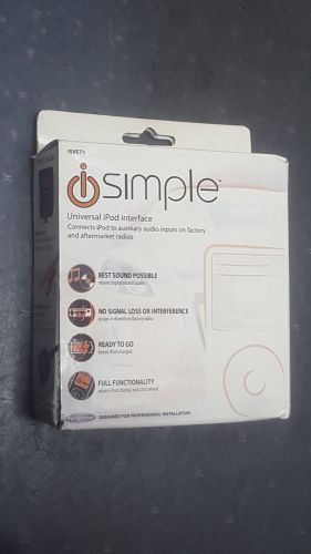 Peripheral isve71 isimple apple ipod/audio player universal vehicle interface
