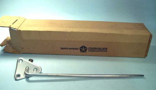 1969-1971 dodge truck left sun visor arm w/bracket - nos mopar 69-73 big trucks