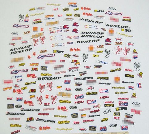 Moto-gp motocross scorpion dirt bike car  racing helmet tiny stickers 100 ++ pcs