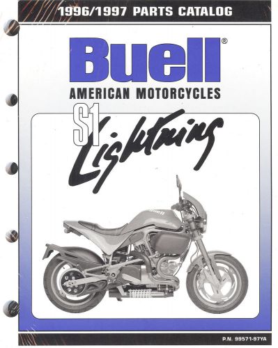 1996 &amp; 1997 buell s1 lightning motorcycle parts catalog manual -lightning