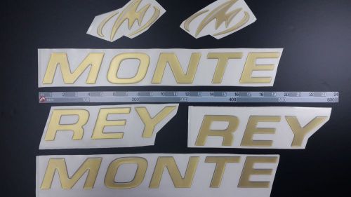 Monterey boat emblem 30&#034; stickers set gold - adesivi barca