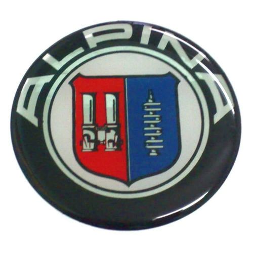 X4 alpina sticker rasin 50mm.(1.96") wheel center caps emblem logo decal