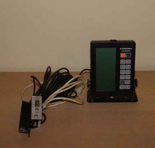 Furuno le-6000 lcd echo sounder with transducer works