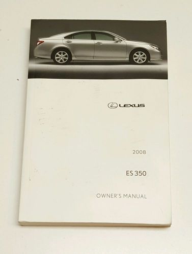 2008 lexus es 350 es350 owners manual limited awd 2wd  v6 3.5l oem factory book