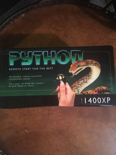 Python remote vehicle starting system