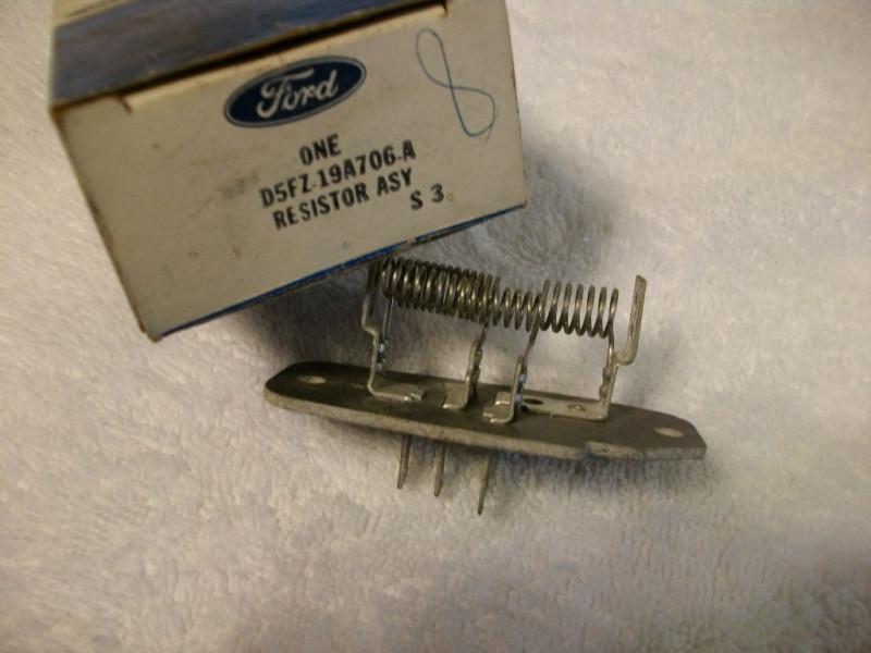 1975 75 ford nos blower motor resistor assembly d5fz-19a706-a 