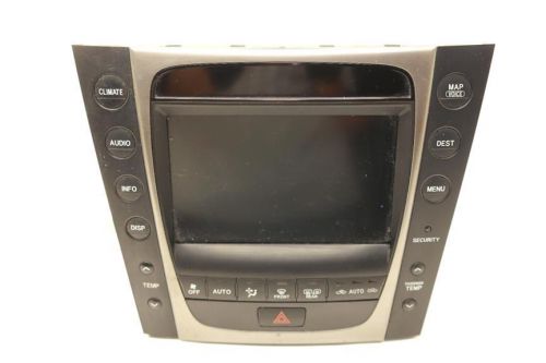 2007 lexus gs450h navigation display unit